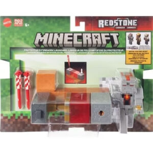 Minecraft Figur med tillbehör Protectors Firework Launcher - Minecraft - Leksaksaffären