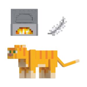 Minecraft: - Figures 8Cm - Mc 3.25" Red Tabby Cat (JJT03)