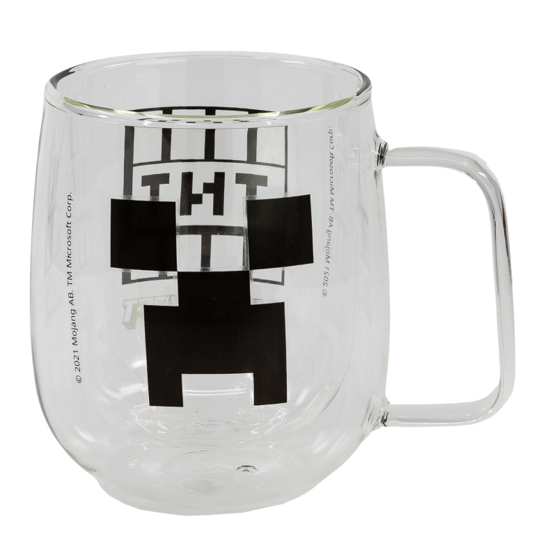Minecraft Glass Coffee Mug