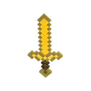 Minecraft Gold Sword, hållbar design, perfekt för strid