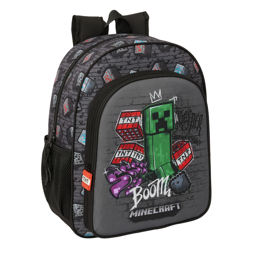 Minecraft Graffiti adaptable backpack 38cm