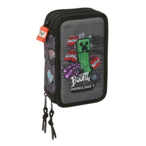 Minecraft Graffiti triple pencil case 37pcs