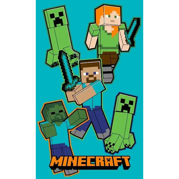 Minecraft Handduk 30x50cm Gästhandduk 100% Bomull