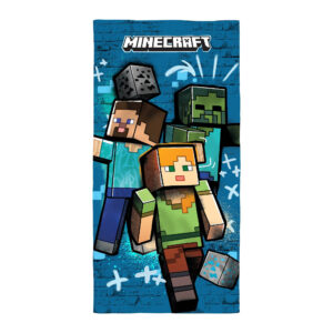 Minecraft Handduk 70x140cm 22438 - Minecraft - Leksaksaffären