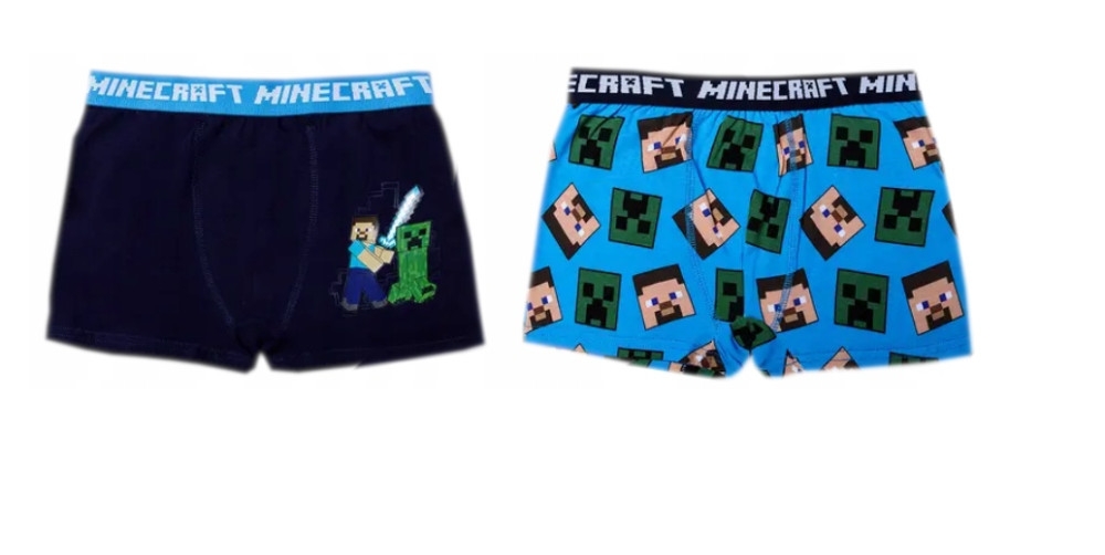 Minecraft Kalsonger för Barn - 2-Pack - 8 år