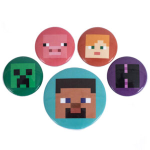 Minecraft Knapp Gris Märkeset