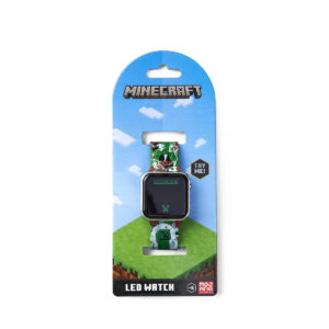 Minecraft LED Armbandsklocka - Minecraft - Leksaksaffären
