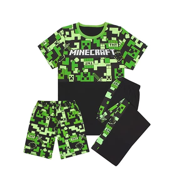Minecraft Långt pyjamaset för pojkar Gamer