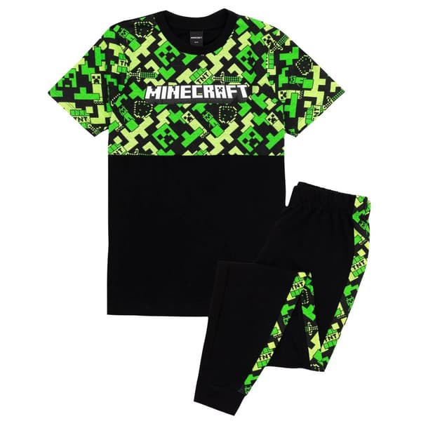 Minecraft Långt pyjamaset för pojkar Gamer