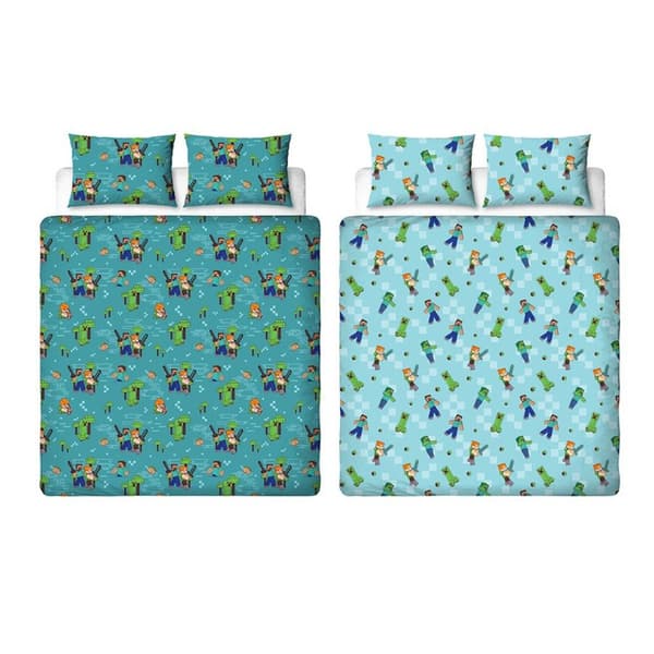 Minecraft Level Up Duvet Cover Set