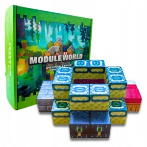 Minecraft Magnetiska Block Kuber med Stark Magnet 32 DELAR + FIGUR