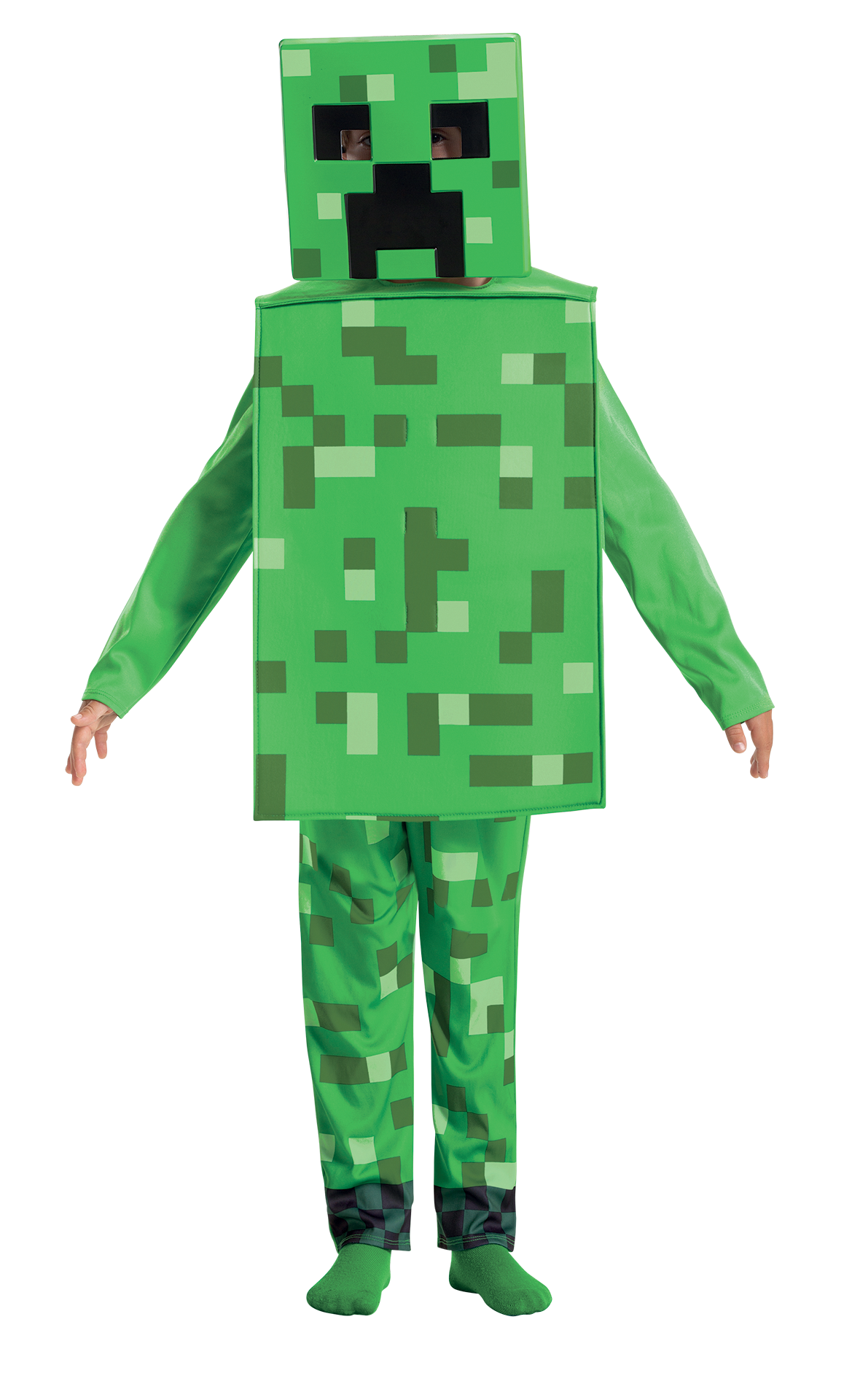 Minecraft Maskeraddräkt Fancy Creeper S (4-6) Disguise