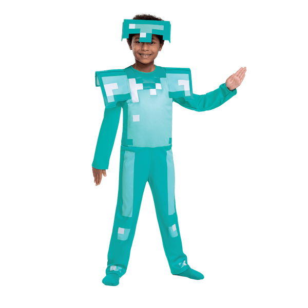 Minecraft Maskeraddräkt Fancy Diamond Armour S (4-6) Disguise