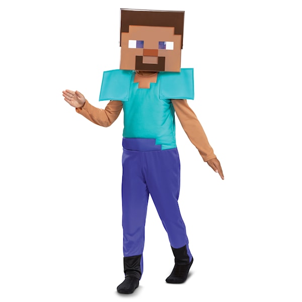 Minecraft Maskeraddräkt Fancy Steve S (4-6) Disguise