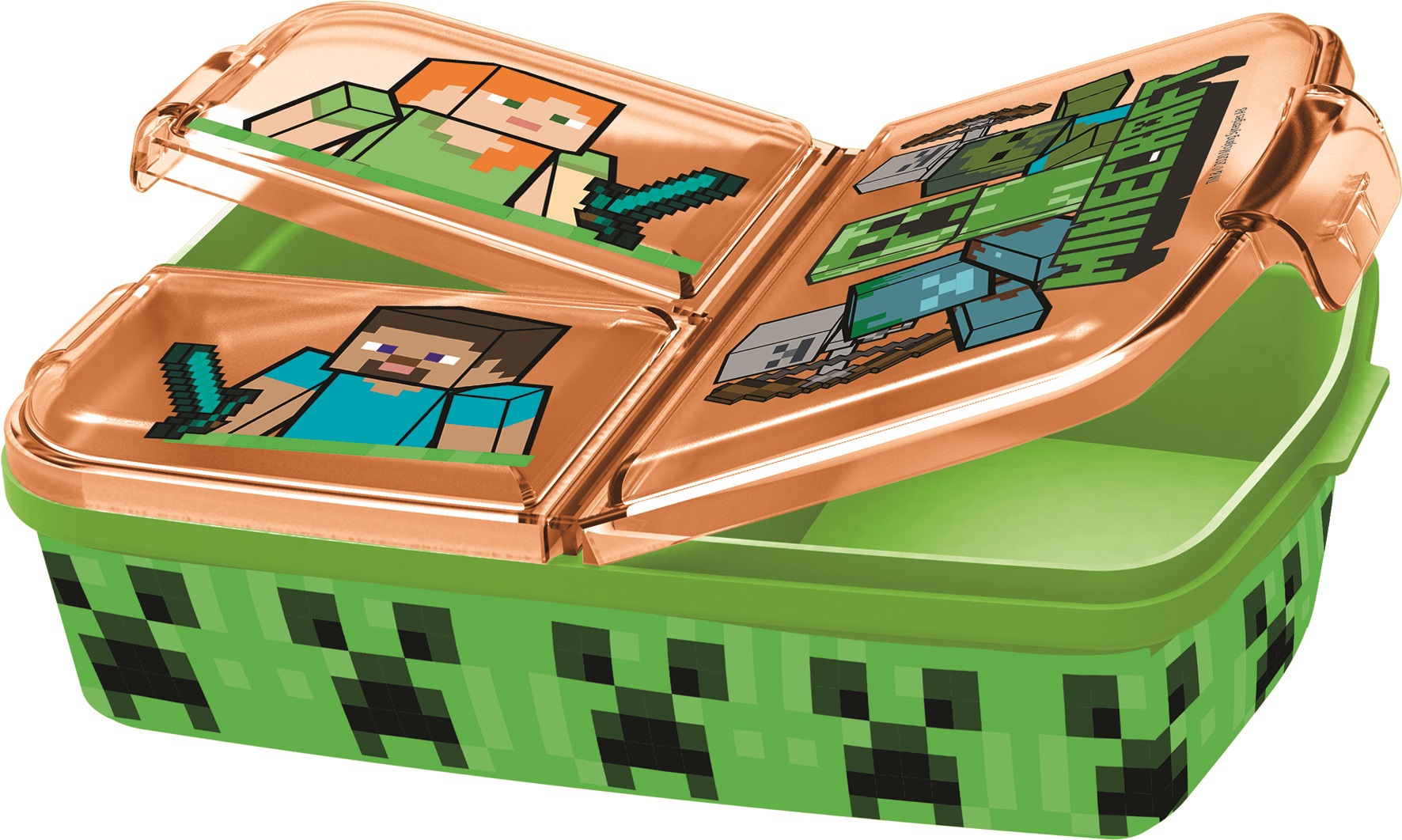 Minecraft Matlåda med 3 fack