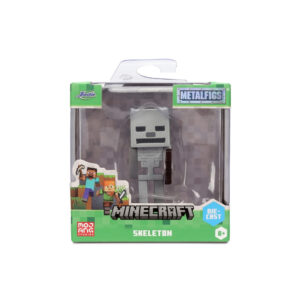 Minecraft Metallfigur 1-pack 2,5" W4 Skeleton - Minecraft - Leksaksaffären