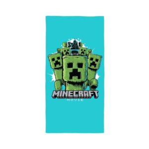 Minecraft Movie Beach Towel
