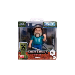 Minecraft Movie Metallfigur 1-pack 2,5” Steve - Minecraft - Leksaksaffären