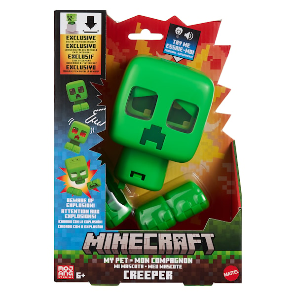 Minecraft Movie My Pet Creeper med Ljud och Ljus