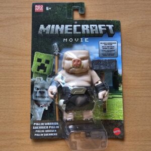 Minecraft Movie Piglin Warrior 4" Action Figure & Accessories 2025