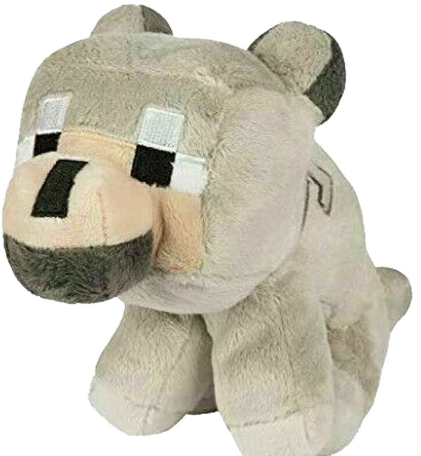 Minecraft New Wolf Plush