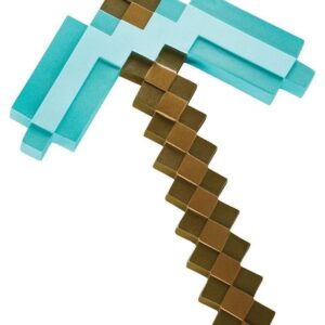 Minecraft Plastic Replica Diamond Pickaxe 40cm