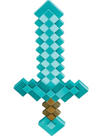 Minecraft Plastic Replica Diamond Sword 51 cm