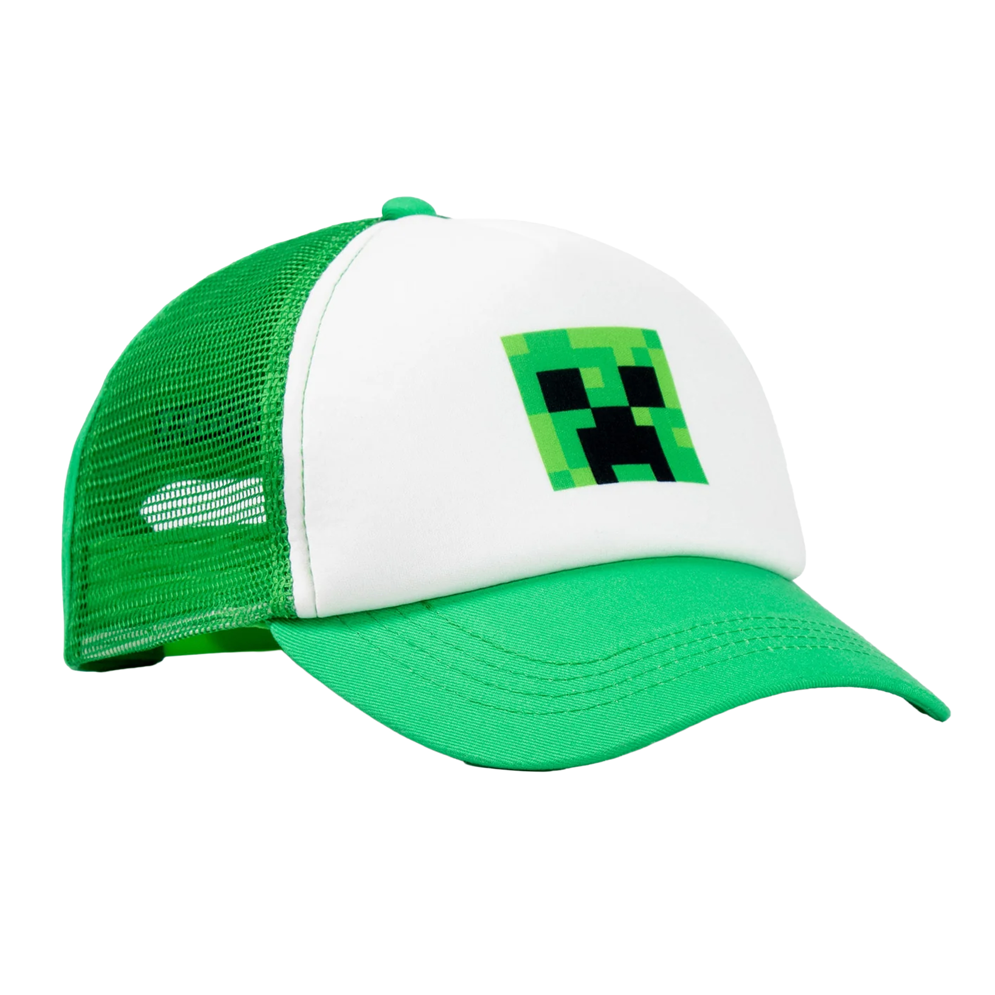 Minecraft Pojkar Creeper Böjd Skärm Snapback Keps