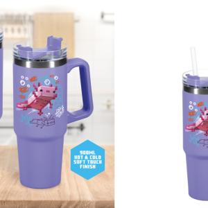 Minecraft - Purple - Travel Mug Xl 900Ml With Straw