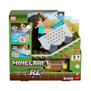Minecraft RC Steve with Minecart
