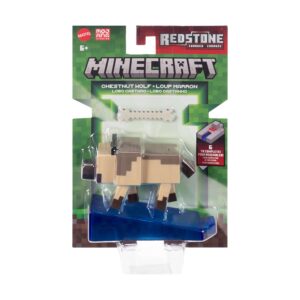 Minecraft: Redstone Charged - Chestnut Wolf Figure (JJR90)
