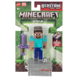Minecraft Redstone Figur Steve - Minecraft - Leksaksaffären
