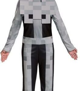 Minecraft Skelett klassisk dräkt, 7-8 år, 127-136 cm