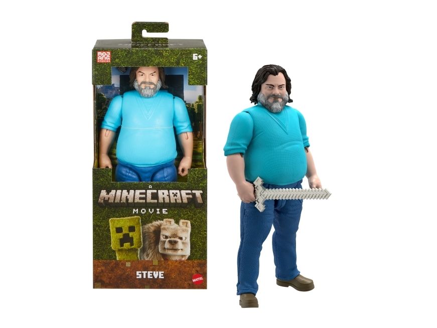 Minecraft Steve Large Scale Figure, 6 År, Multifärg, Plast