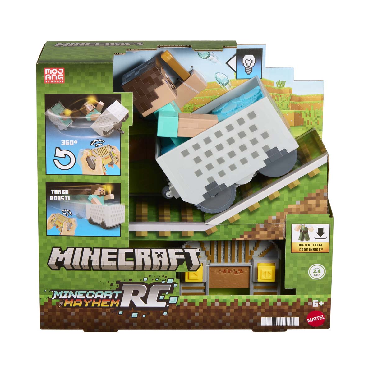 Minecraft Steve Radiostyrd Minivag RC