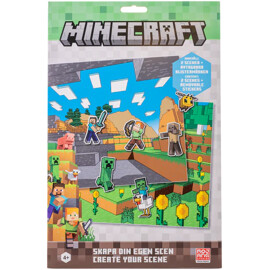 Minecraft Stickers Set: Skapa din scen
