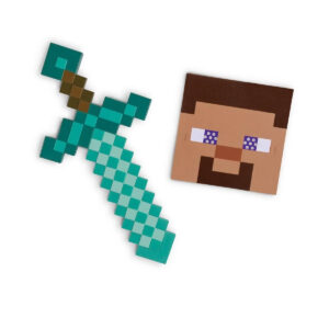 Minecraft Sword & Mask Set Steve - Minecraft - Leksaksaffären