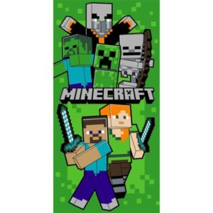 Minecraft Swordfight badhandduk, strandhandduk 70x140 cm