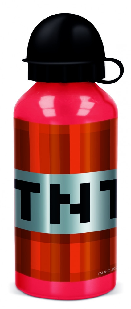 Minecraft TNT Aluminiumflaska - Vattenflaska 400 ml