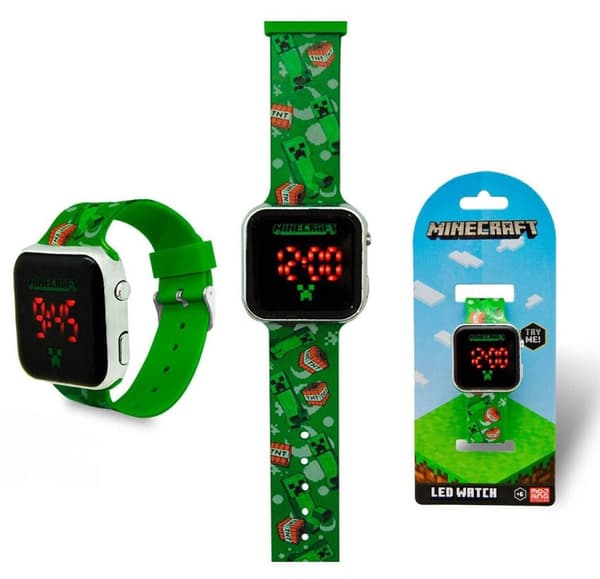 Minecraft TNT digital LED-klocka