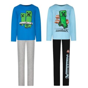 Minecraft TNT långa barnpyjamasar-Pyjamas set