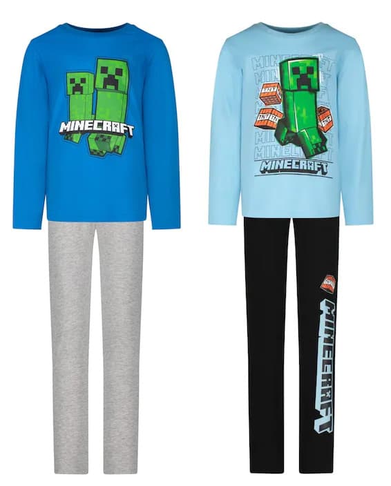 Minecraft TNT långa barnpyjamasar-Pyjamas set