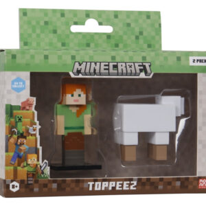 Minecraft Toppeez Figurer 2-pack Alex & Sheep - Minecraft - Leksaksaffären