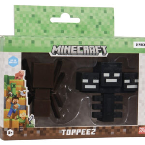 Minecraft Toppeez Figurer 2-pack Spider & Whiter - Minecraft - Leksaksaffären