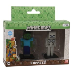 Minecraft Toppeez Figurer 2-pack Zombie & Skeleton