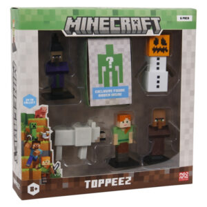 Minecraft Toppeez Figurer 6-pack Deluxe box Snow Golem - Minecraft - Leksaksaffären