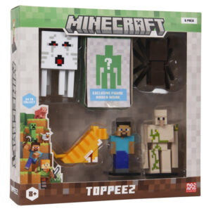 Minecraft Toppeez Figurer 6-pack Deluxe box Spider - Minecraft - Leksaksaffären
