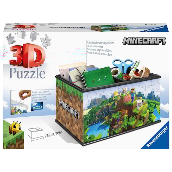 Minecraft Treasure Box 3D Pussel 108 bitar Ravensburger
