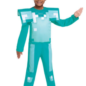 Minecraft Utklädning Diamond Armour : Model - S (4-6 år) - Minecraft - Leksaksaffären