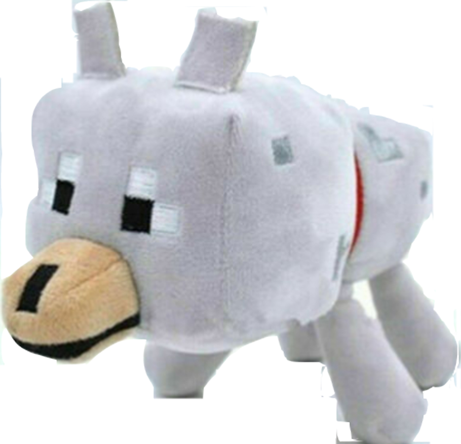 Minecraft Wolf plush